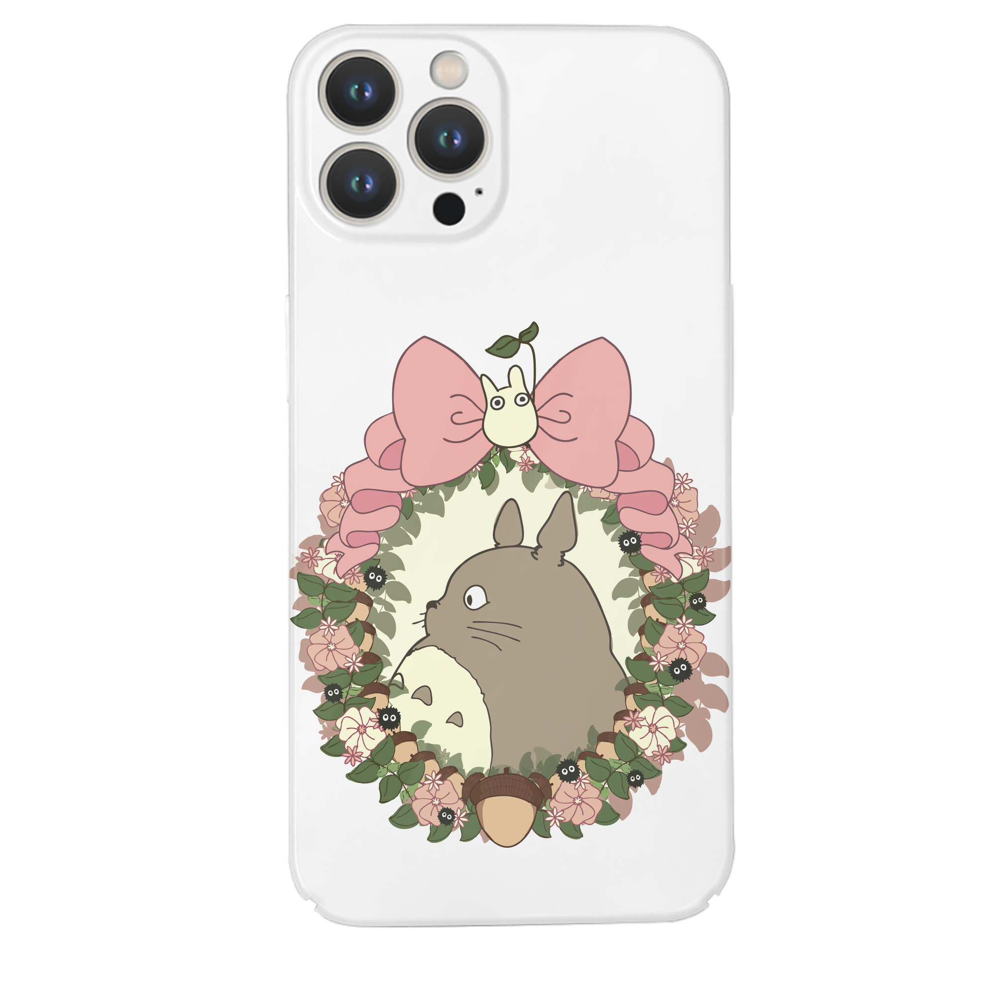 （画像用） となりのトトロ 草壁メイ 草壁サツキ My Neighbor Totoro Satsuki Kusakabe Mei Kusakabe 【iPhone 14シリーズ対応】ハードケース